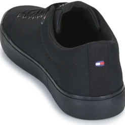 Clearance Tommy Hilfiger - TH HI VULC LOW CORE CANVAS Noir