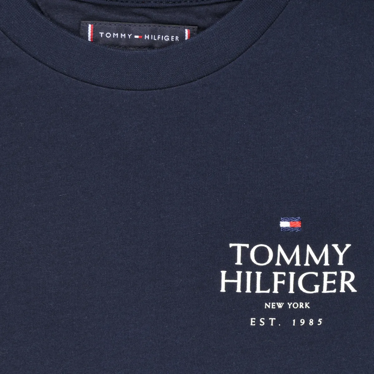 Tommy Hilfiger - TH LOGO PUFF PRINT REG TEE LS Marine Sale