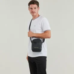 Tommy Hilfiger - TH MONOTYPE PU MINI REPORTER Noir