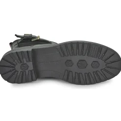 Tommy Hilfiger - THERMO MATERIAL MIX BELT BOOTIE Noir New