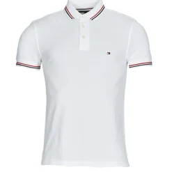 Tommy Hilfiger - TIPPED SLIM FIT POLO Blanc Best