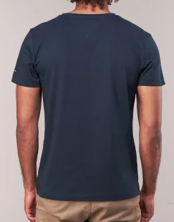 Tommy Hilfiger - TOMMY FLAG HILFIGER TEE Marine Clearance