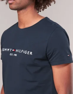 Tommy Hilfiger - TOMMY FLAG HILFIGER TEE Marine Clearance