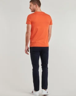 Sale Tommy Hilfiger - TOMMY LOGO TEE Orange