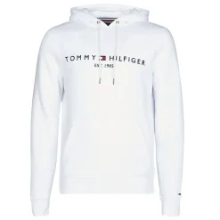 Hot Tommy Hilfiger - TOMMY LOGO HOODY Blanc