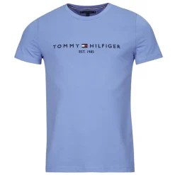 Tommy Hilfiger - TOMMY LOGO TEE Bleu Discount