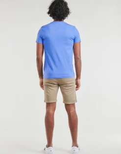 Tommy Hilfiger - TOMMY LOGO TEE Bleu Discount