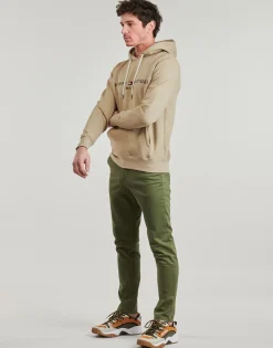 Tommy Hilfiger - TOMMY LOGO HOODY Marron Clearance