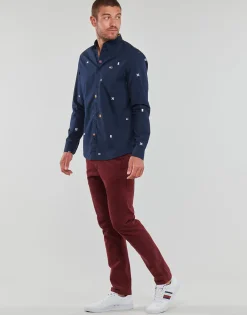 Tommy Jeans - TJM CLSC FLAG CRITTER SHIRT Marine