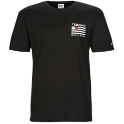Discount Tommy Jeans - TJM CLSC RWB BACK LOGO TEE Noir