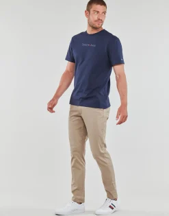 Best Tommy Jeans - TJM CLSC SMALL TEXT TEE Marine