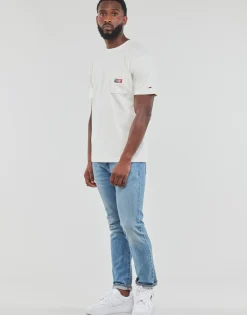 Tommy Jeans - TJM CLSC TIMELESS TOMMY TEE Blanc Outlet