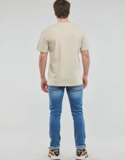 Tommy Jeans - TJM CLSC TOMMY XS BADGE TEE Beige