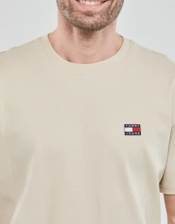 Tommy Jeans - TJM CLSC TOMMY XS BADGE TEE Beige