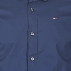 Outlet Tommy Jeans - TJM ORIGINAL STRETCH SHIRT Marine