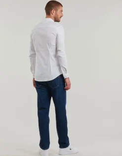 Tommy Jeans - TJM ORIGINAL STRETCH SHIRT Blanc