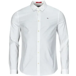 Tommy Jeans - TJM ORIGINAL STRETCH SHIRT Blanc