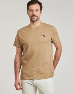 Tommy Jeans - TJM REG BADGE TEE EXT Marron