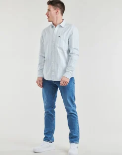 Discount Tommy Jeans - TJM REG OXFORD STRIPESHIRT