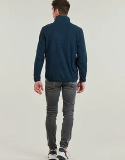 Tommy Jeans - TJM REG S FLAG POLAR 1/4 ZIP Marine