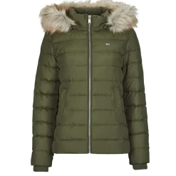 Clearance Tommy Jeans - TJW BASIC HOODED DOWN JACKET EXT Kaki