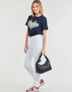 Tommy Jeans - TJW BXY RAINBOW FLAG TEE Marine Outlet