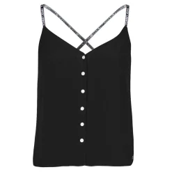 Tommy Jeans - TJW CAMI TOP BUTTON THRU