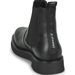 Online Tommy Jeans - TJW CHELSEA FLAT BOOT Noir