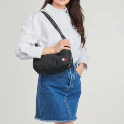 Tommy Jeans - TJW ESS DAILY SHOULDER BAG Noir Outlet