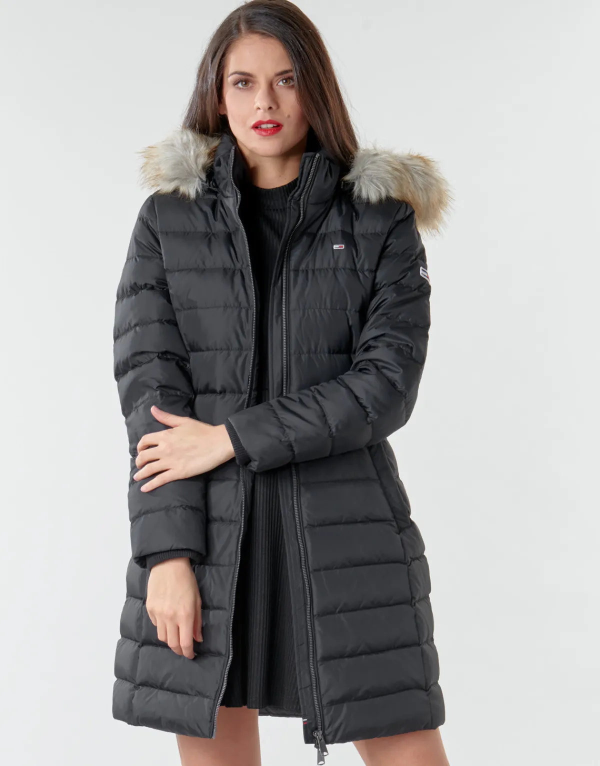 Tommy Jeans - TJW ESSENTIAL HOODED DOWN COAT