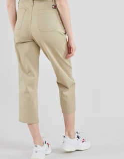 Outlet Tommy Jeans - TJW HIGH RISE STRAIGHT Beige