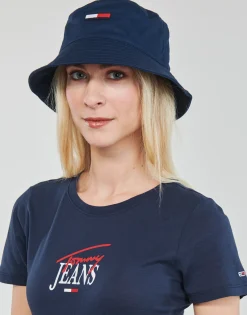 Hot Tommy Jeans - TJW SKINNY ESSENTIAL LOGO 1 SS Marine