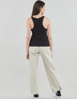 Hot Tommy Jeans - TJW SKINNY RIB BABYLOCK TANK Noir