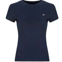 Best Tommy Jeans - TJW SLIM C-NECK TEE Marine