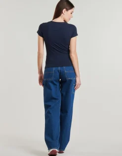 Best Tommy Jeans - TJW SLIM C-NECK TEE Marine