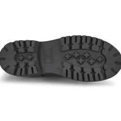 Tommy Jeans - TJW URBAN BIKER BOOT LEATHER Noir Clearance