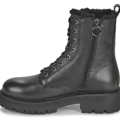 Tommy Jeans - TJW URBAN BOOT TUMBLED LTR WL Noir Discount