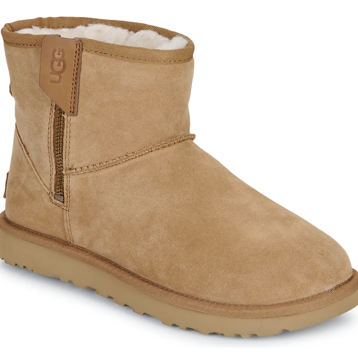 UGG - CLASSIC MINI BAILEY ZIP Cognac Clearance