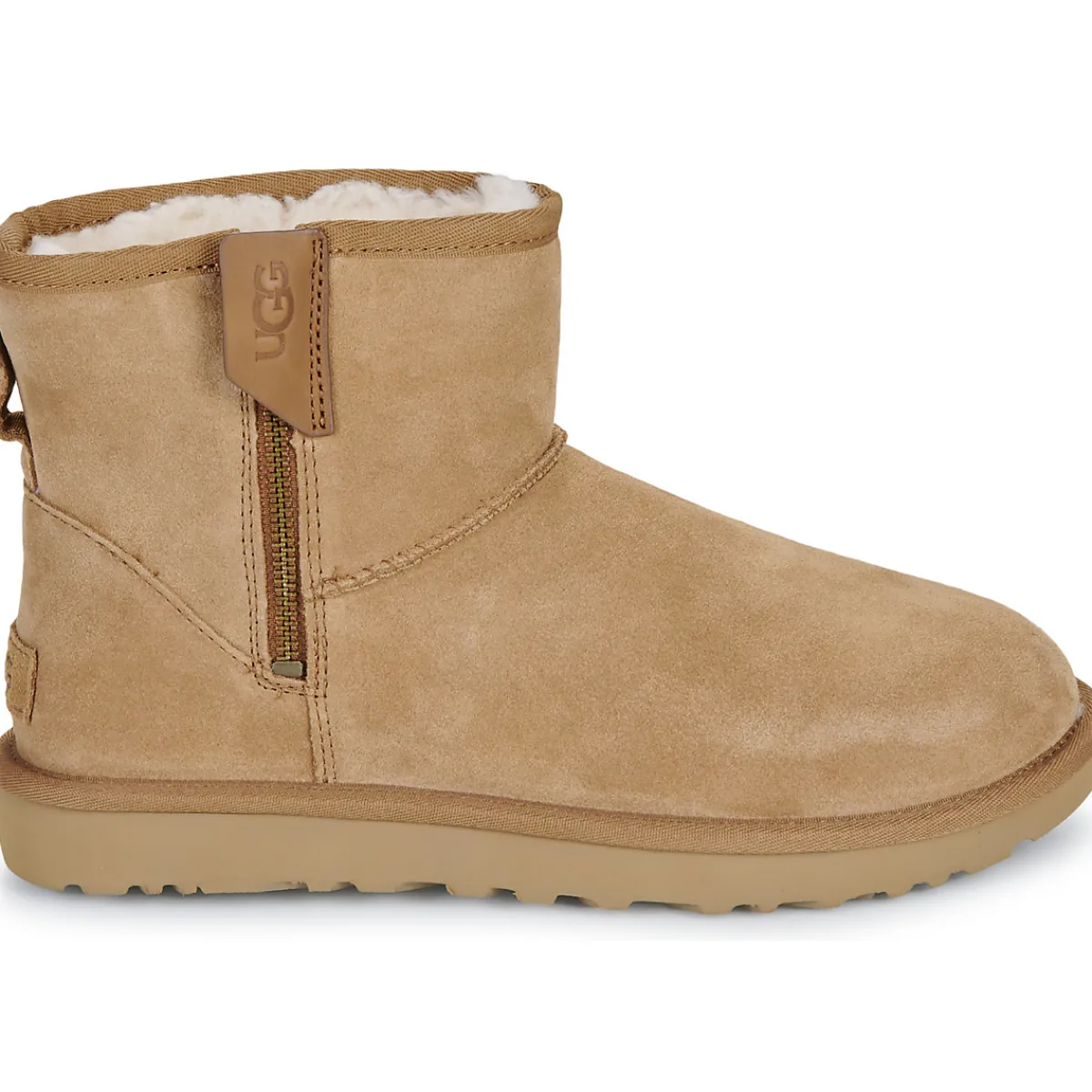UGG - CLASSIC MINI BAILEY ZIP Cognac Clearance