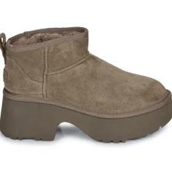 UGG - W CLASSIC ULTRA MINI NEW HEIGHTS Marron Outlet