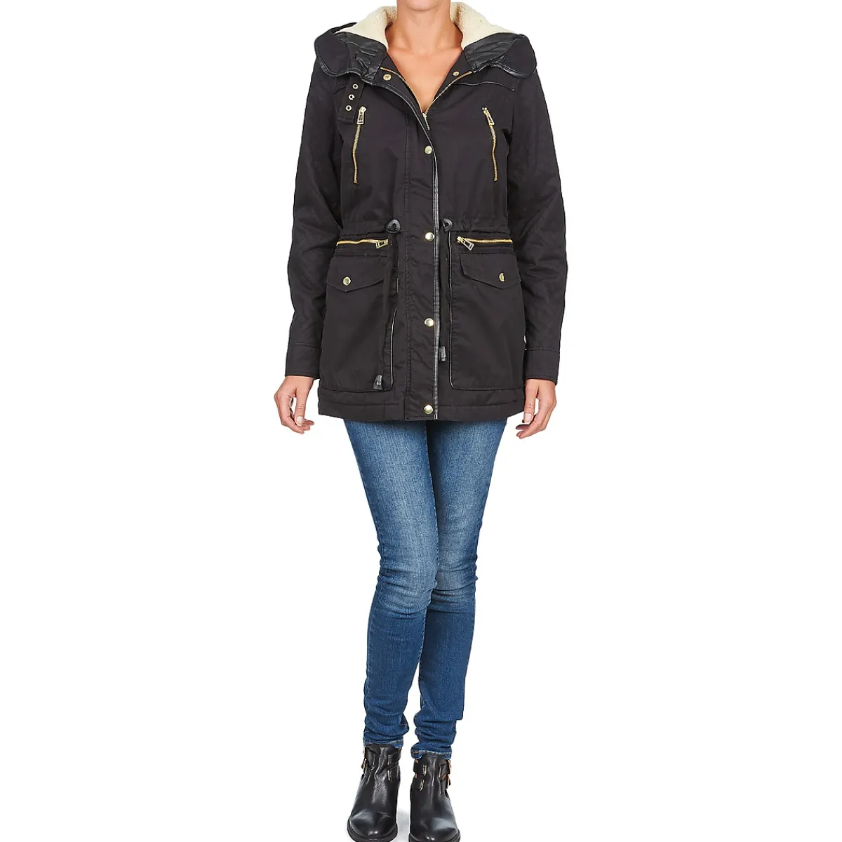 Vero Moda - GRADING PARKA Noir Online