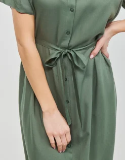 Vero Moda - VMBUMPY SS CALF SHIRT DRESS NOOS