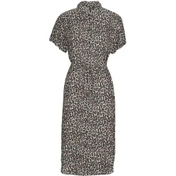Vero Moda - VMBUMPY SS CALF SHIRT DRESS NOOS Leopard New