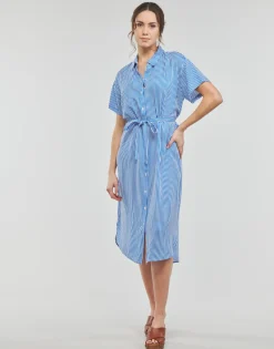 Vero Moda - VMBUMPY SS CALF SHIRT DRESS NOOS BleuBlc Hot
