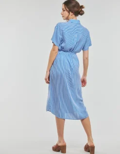 Vero Moda - VMBUMPY SS CALF SHIRT DRESS NOOS BleuBlc Hot