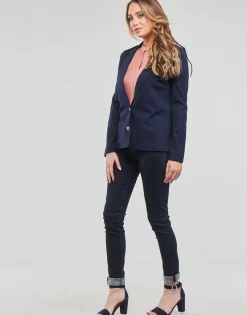 Vero Moda - VMEVA LS SLIM BLAZER W. GOLD BUTTON  GA Marine