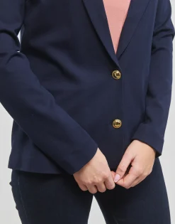 Vero Moda - VMEVA LS SLIM BLAZER W. GOLD BUTTON  GA Marine