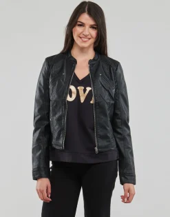 Clearance Vero Moda - VMFAVODONA COATED JACKET NOOS Noir