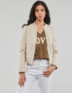 Clearance Vero Moda - VMFAVODONA COATED JACKET NOOS Beige