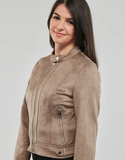 Vero Moda - VMJOSE MARI SHORT FAUX SUEDE JACKET BOOS Marron Hot